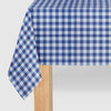 Navy Gingham Paper Tablecloth