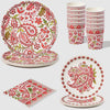 Festive Paisley Tableware Set