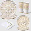 Golden Snowflake Tableware Set