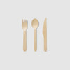 Wooden Cutlery Set (30 per pack)