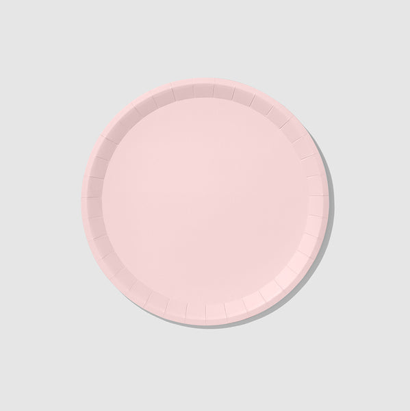Pale Pink Simply Eco Large Plates (Set of 8)