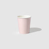 Pale Pink Pinstripe Cups (10 per pack)